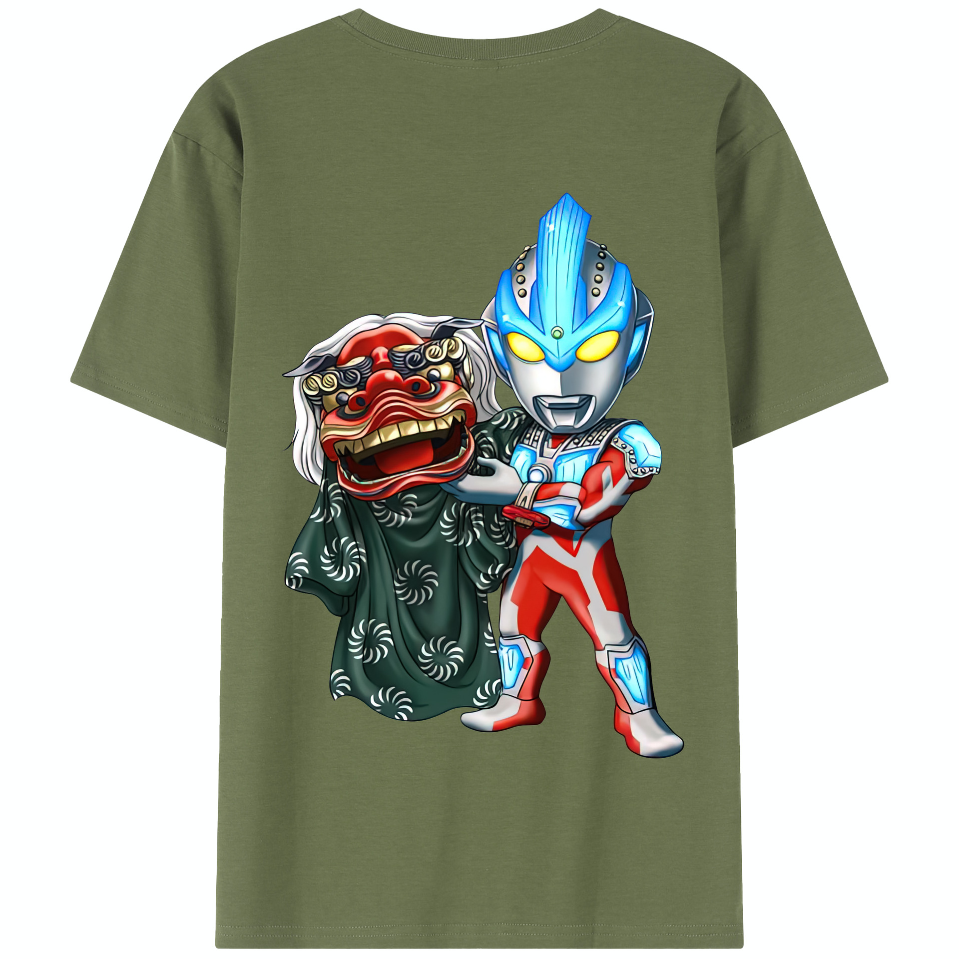 （画像用） ウルトラマン Ultraman 綿100％半袖Tシャツ（背面プリント）